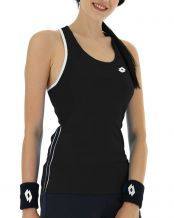 CAMISETA LOTTO SQUADRA II NEGRO MUJER