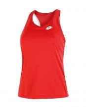 CAMISETA LOTTO SQUADRA ROJO MUJER