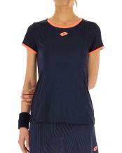 CAMISETA LOTTO SUPERRAPIDA AZUL NAVY MUJER