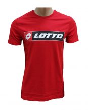 CAMISETA LOTTO LOGO ROJO