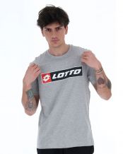 CAMISETA LOTTO LOGO MEL GRIS