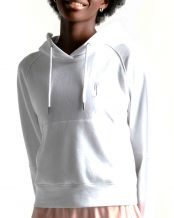 FELPA CON CAPPUCCIO PARIS RS PADEL BIANCA DA DONNA