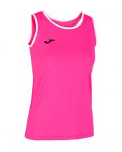 CAMISETA TIRANTES JOMA BREAK ROSA FLUOR MUJER