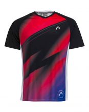 CAMISETA HEAD PLAY TECH ROJO NEGRO