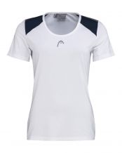 POLO HEAD CLUB 22 TECH BLANCO AZUL MUJER