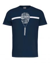 CAMISETA HEAD TYPO AZUL OSCURO