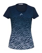 CAMISETA HEAD TIE-BREAK PRINT AZUL MUJER