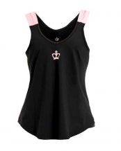 CAMISETA BLACK CROWN OSLO NEGRO ROSA MUJER