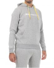 SUDADERA CAPUCHA SIUX MALI GRIS