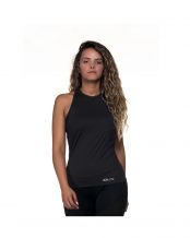 CAMISETA SIUX DIABLO HALTER NEGRO MUJER