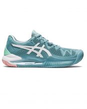 ASICS GEL-RESOLUTION 8 CLAY AZUL BLANCO MUJER 1042A070 408