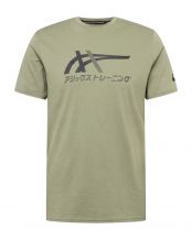 CAMISETA ASICS TIGER TEE VERDE NEGRO