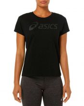 T SHIRT ASICS BIG LOGO III NERO DONNA