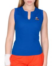 CAMISETA LE COQ SPORTIF LOGO TOP AZUL MUJER