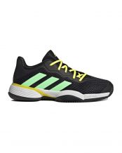 ADIDAS BARRICADE TERRE BATTUE NOIR VERT JUNIOR HR1028