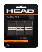 3 UNIDADES OVERGRIP HEAD PADEL PRO NEGRO