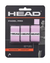 3 PACK OVERGRIP HEAD PADEL PRO ROSA