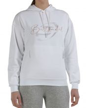 SUDADERA BULLPADEL ABANE BLANCO MUJER