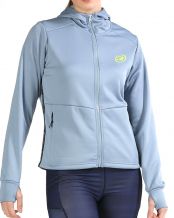 SUDADERA BULLPADEL ABADA AZUL ACERO MUJER