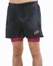 PANTALON CORTO BULLPADEL MITON NEGRO