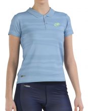 POLO BULLPADEL JOFOR AZUL ACERO MUJER