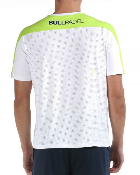 Camiseta Bullpadel BROMO Blanco - PTRAINING