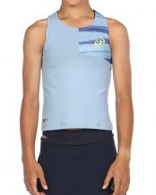 CAMISETA SIN MANGAS BULLPADEL JISCA AZUL NIA