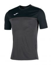 CAMISETA JOMA WINNER GRIS NEGRO