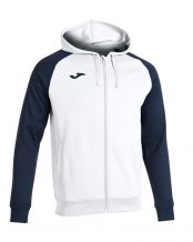 CHAQUETA CON CAPUCHA JOMA ACADEMY 4 BLANCO NAVY