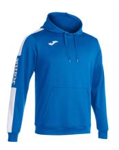 SUDADERA CAPUCHA JOMA CHAMPIONSHIP 4 AZUL ROYAL BLANCO