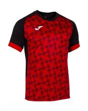 CAMISETA JOMA SUPERNOVA 3 NEGRO ROJO