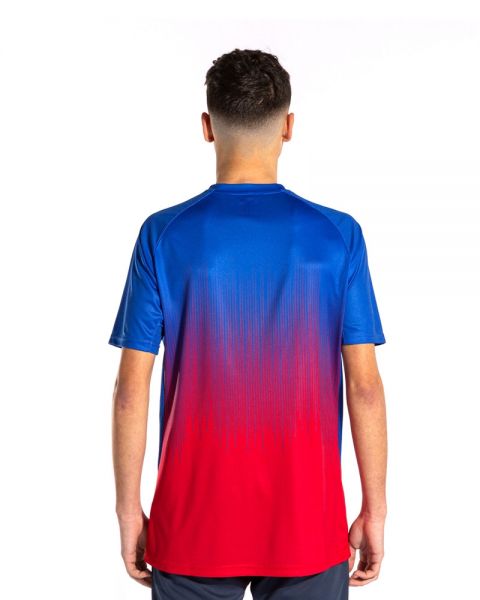 Camiseta Joma Tiger 4 rojo azul - Cero Incomodidades