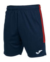 PANTALON CORTO JOMA ECO CHAMPIONSHIP NAVY ROJO