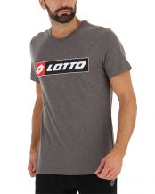 CAMISETA LOTTO LOGO MEL GRIS