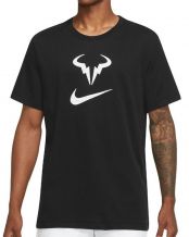 CAMISETA NIKE COURT DRI-FIT RAFA NEGRO BLANCO