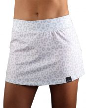 JUPE ENDLESS MINIMAL PRINT PANTER GRIS BLANC FEMME