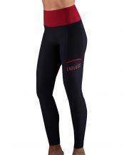 MALLAS ENDLESS FIT POCKET NEGRO ROJO MUJER