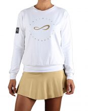 SUDADERA ENDLESS INNER TECH BLANCO DORADO MUJER