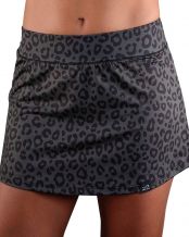 FALDA ENDLESS MINIMAL PRINT PANTER NEGRO