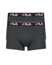 PACK 2 BOXER FILA GRIS OSCURO NEGRO