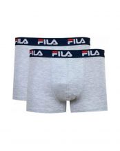 PACK 2 BOXER FILA GRIS CLARO NEGRO