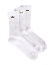 PACK DE 3 CALCETINES LACOSTE BLANCO