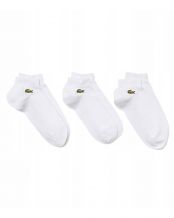 PACK DE 3 CALCETINES LACOSTE PERFORMANCE CORE BLANCO