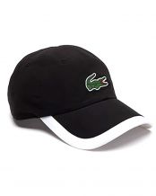 GORRA LACOSTE NEGRO BLANCO