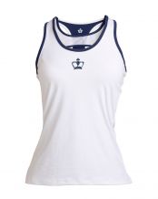 CAMISETA BLACK CROWN MILOS BLANCO AZUL MUJER