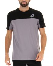 CAMISETA LOTTO DINAMICO VI BLOCK GRIS NEGRO