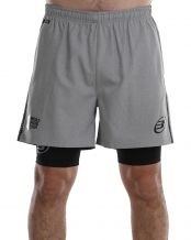 PANTALON CORTO BULLPADEL LIRIO GRIS