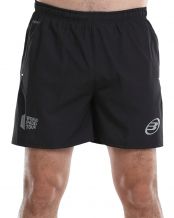 PANTALON CORTO BULLPADEL LUNES NEGRO