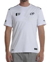 CAMISETA BULLPADEL LOGRO BLANCO