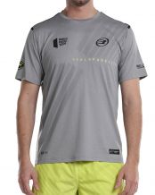 CAMISETA  BULLPADEL LOGRO GRIS